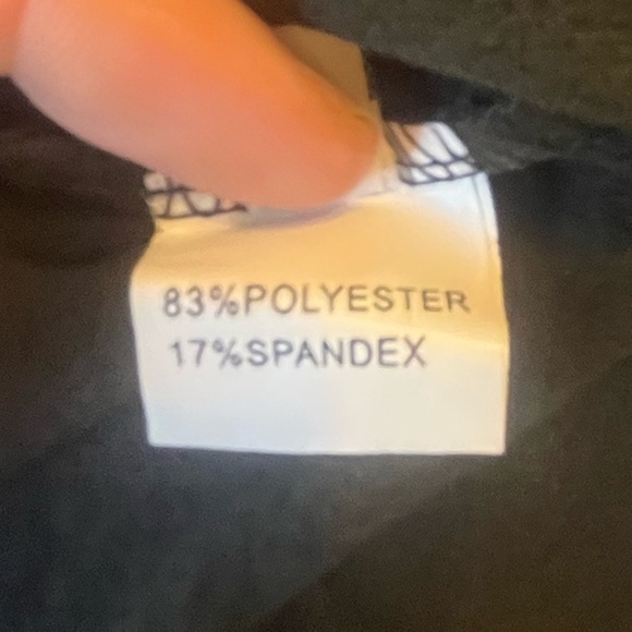 Cropped Long Sleeve Shirt Tight Crew Neck Crop thermal - Picture 2 of 3